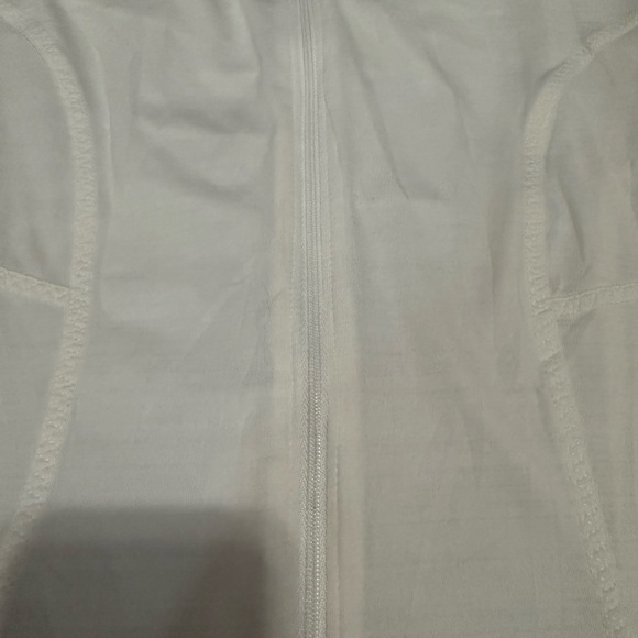 Athleta Sleeveless Zip Front Performance Top White Size M - Picture 4 of 8